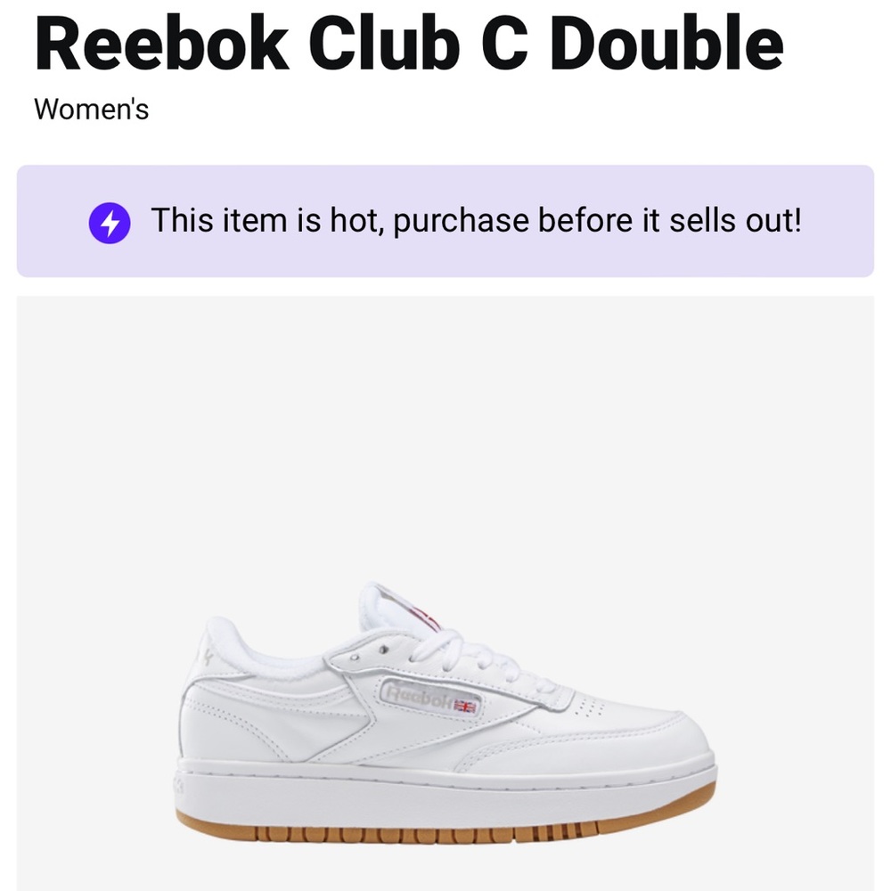 Reebok Club C Double Classic Sneaker